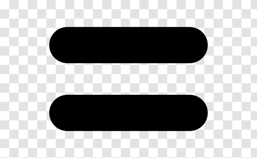 Equals Sign Equality Symbol Mathematics - Lessthan Transparent PNG