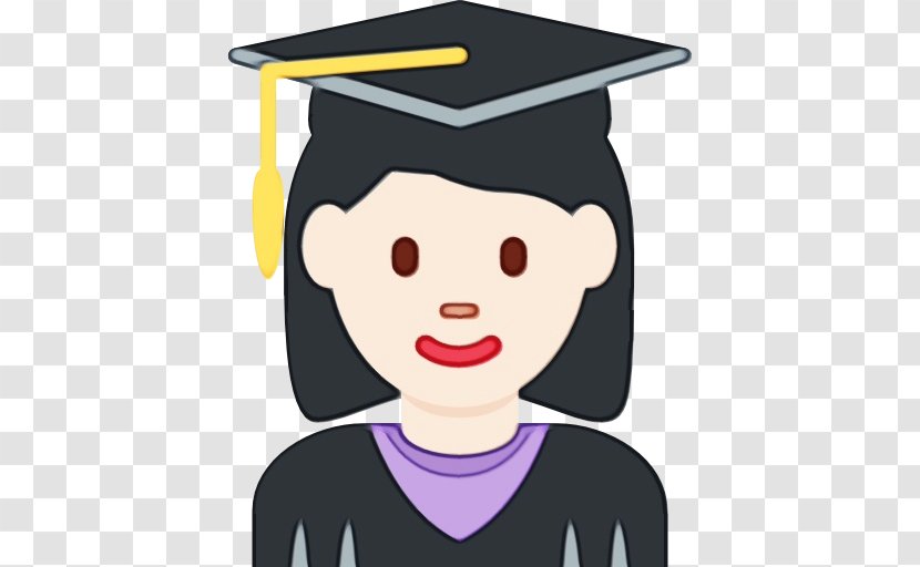 Graduation Ceremony Student CTET Graduate University Education - Emoji - Smile Transparent PNG