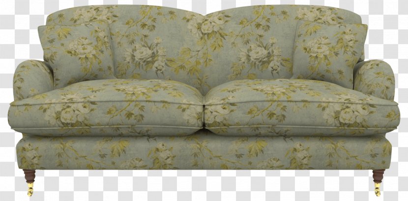 Loveseat Couch Slipcover Textile Footstool - Family - Celadon Transparent PNG