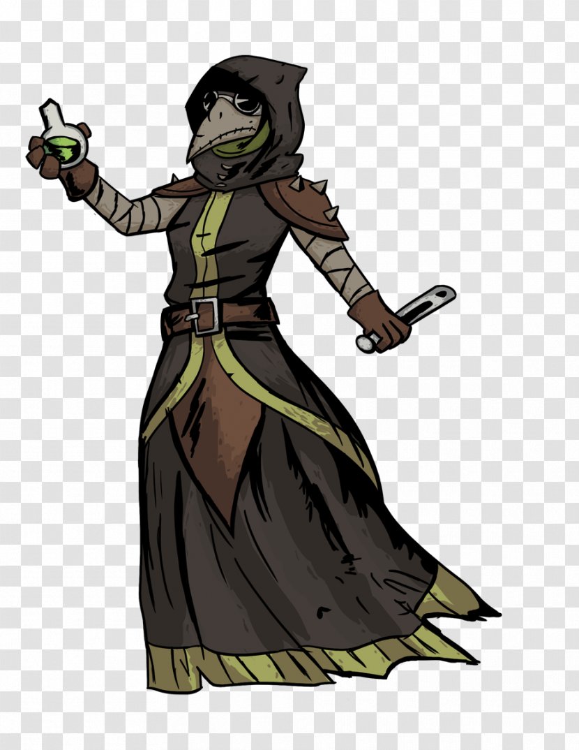 Black Death Darkest Dungeon Plague Doctor Bubonic - Supervillain - Undead Transparent PNG