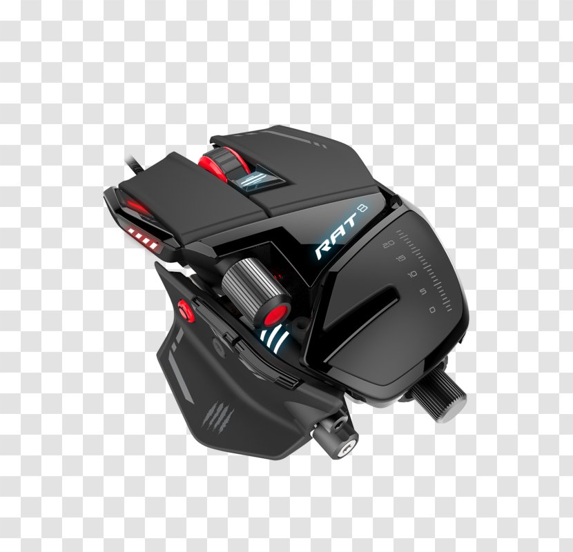 Computer Mouse Mad Catz Rat 4 Optical Gaming For Pc Mcb4373100a3041 Video Game Transparent PNG