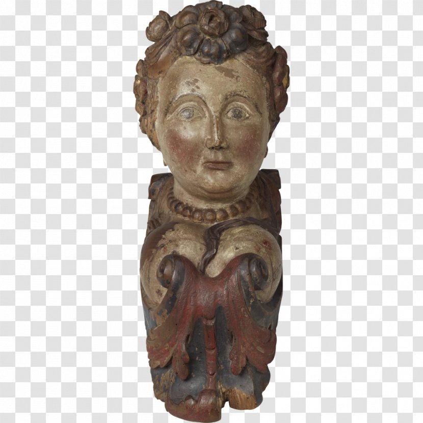 Stone Carving Classical Sculpture Figurine - Artifact - Bloemenkrans Transparent PNG