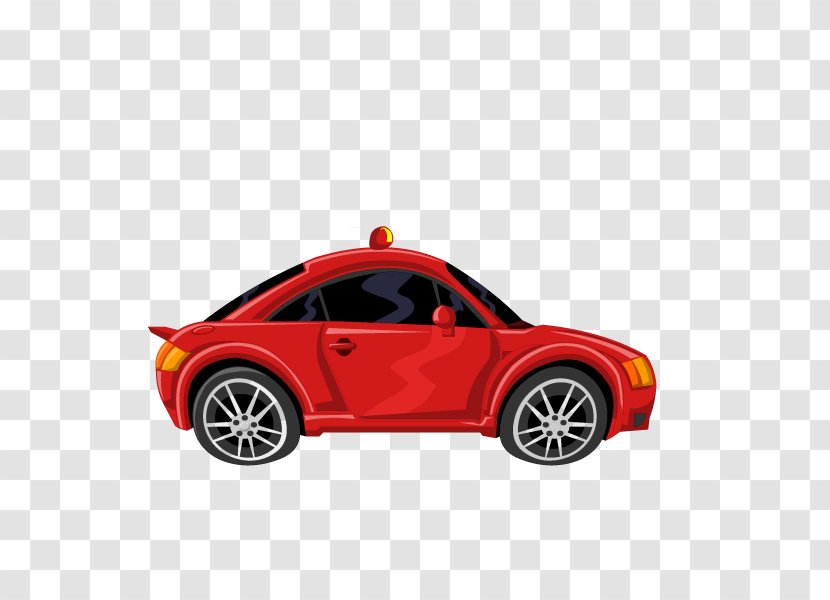 Sports Car Vector Graphics Vehicle Illustration - Play Transparent PNG
