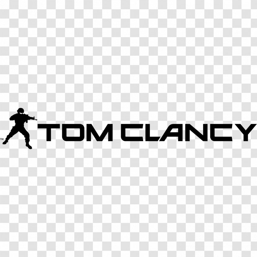 Logo Tom Clancy's Brand Font - Black M - Uplay Transparent PNG