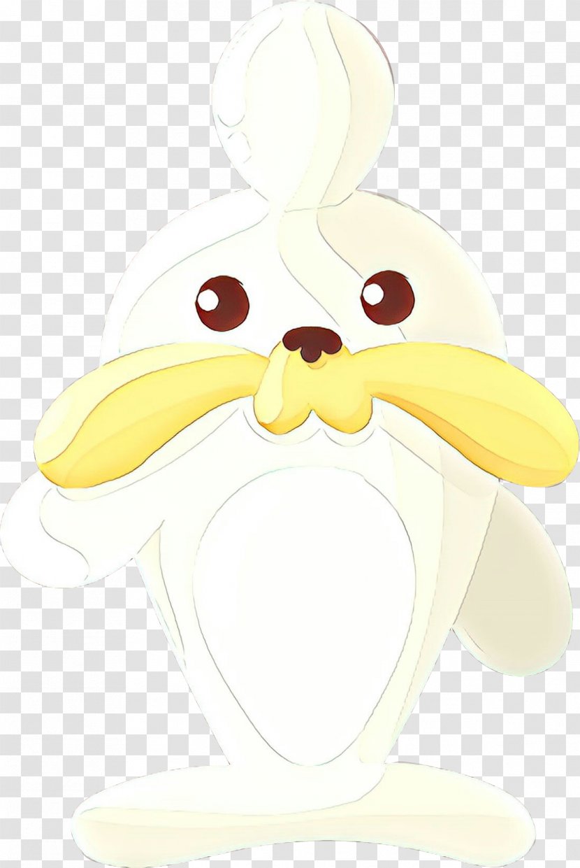 Cartoon White Nose Rabbit Whiskers Transparent PNG