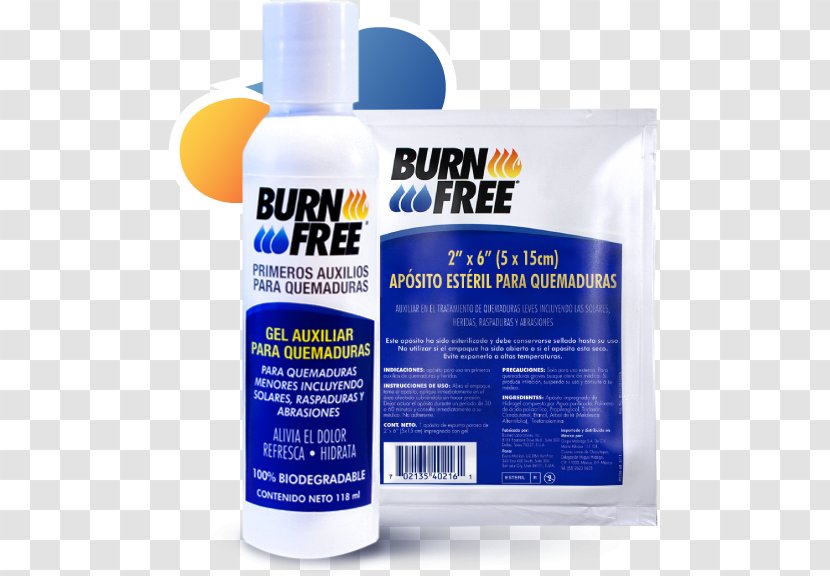 Liquid BurnFree Pain Gel Personal Lubricants & Creams - Burn - Burned Transparent PNG