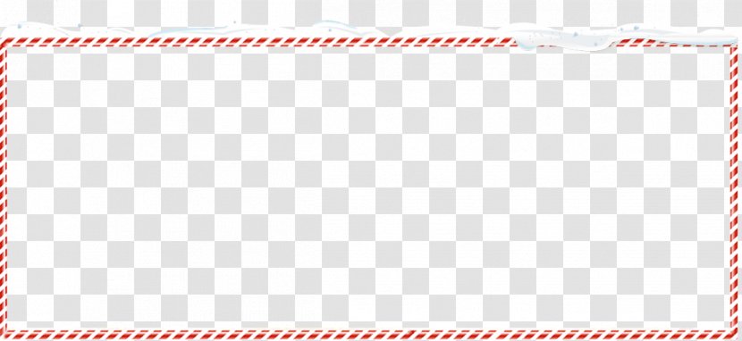 Paper Red Area Textile Font - Rectangle - Christmas Candy Stick Border Transparent PNG