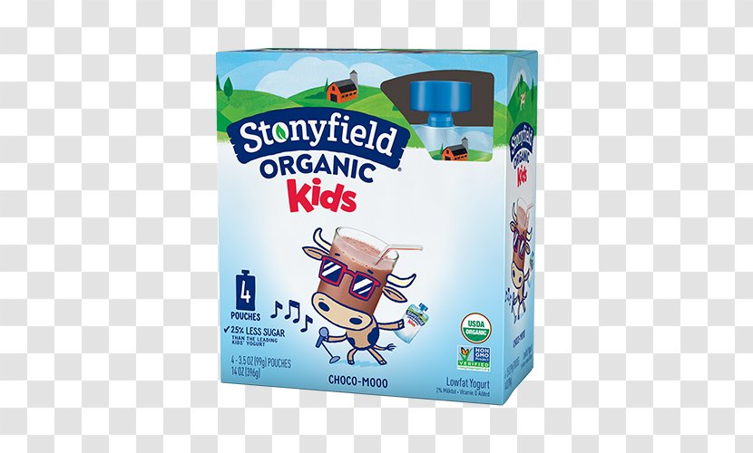 Organic Food Milk Smoothie Frozen Yogurt Stonyfield Farm, Inc. - Low Fat Transparent PNG