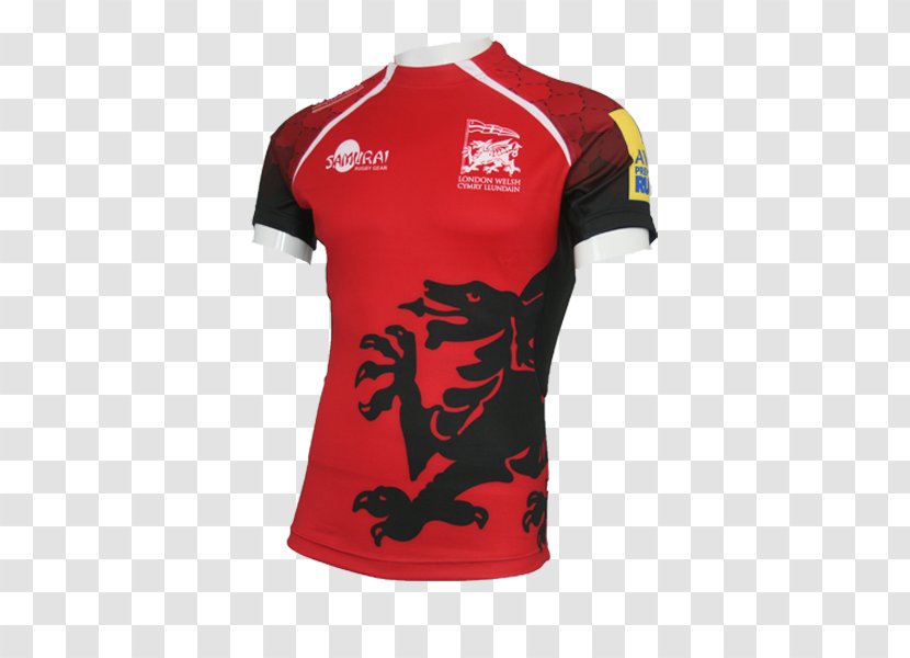 London Welsh RFC Wales National Rugby Union Team Jersey T-shirt Scottish F.C. - Match Transparent PNG