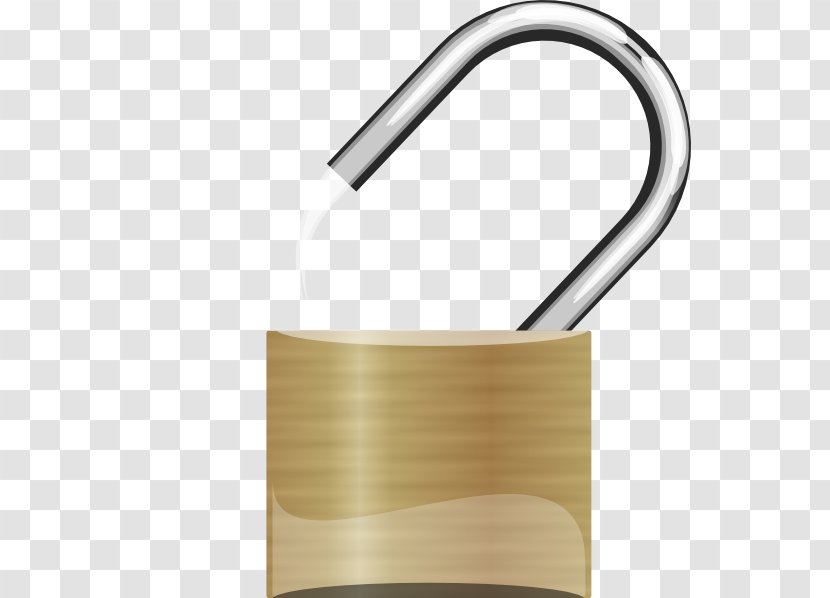 Padlock Key Clip Art - Royaltyfree - Unlocked Lock Cliparts Transparent PNG