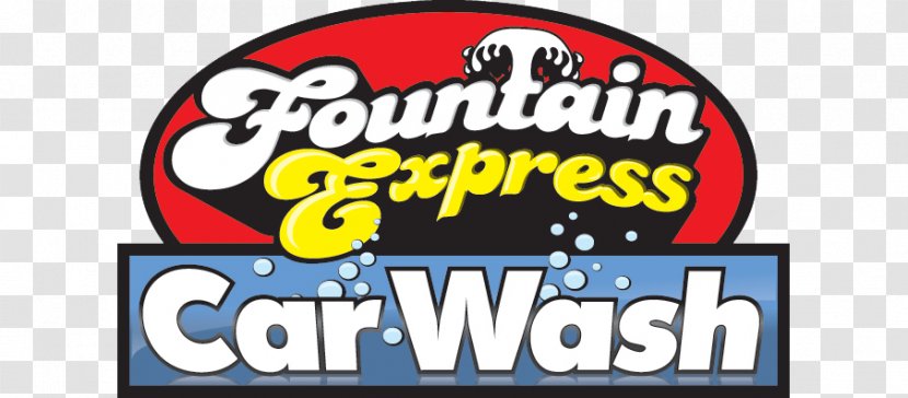 Fountain Express Carwash Car Wash Washing GooGoo 3 Minute EXPRESS WASH - Vacuum Cleaner - Logo Transparent PNG