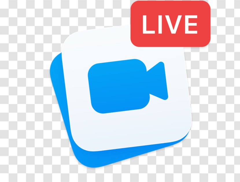 Facebook Live Brand Streaming Media Logo - Blue Transparent PNG