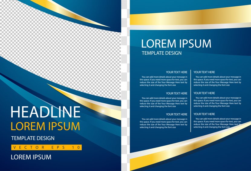 Flyer Brochure - Book Cover - Single Page Transparent PNG