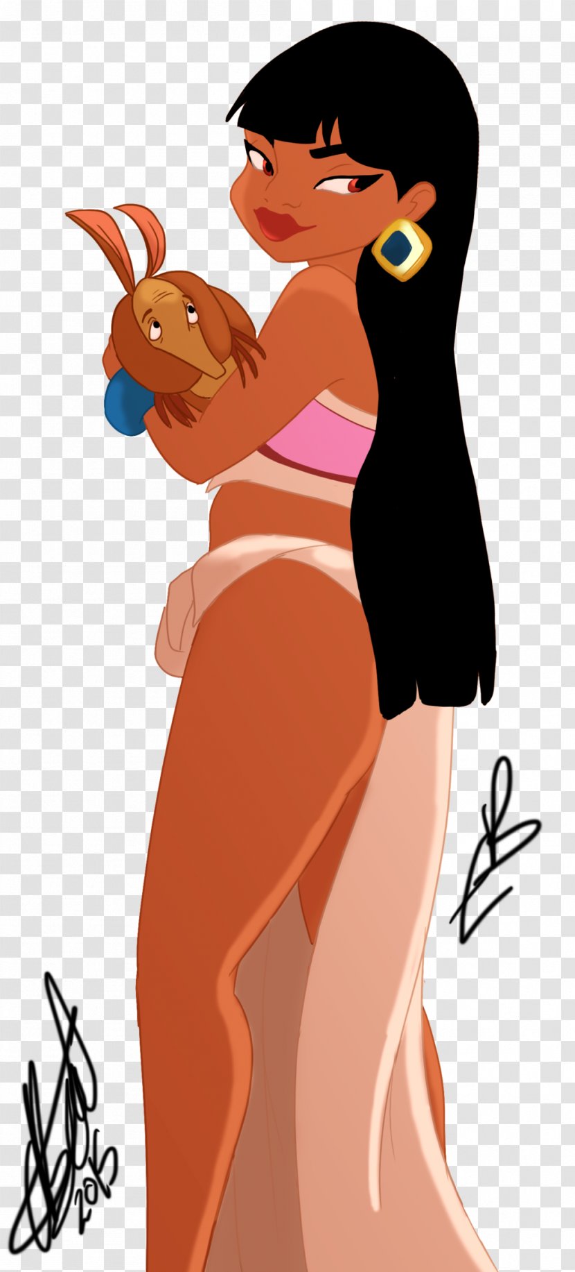 Chel Fan Art DreamWorks Character - Heart - Frame Transparent PNG