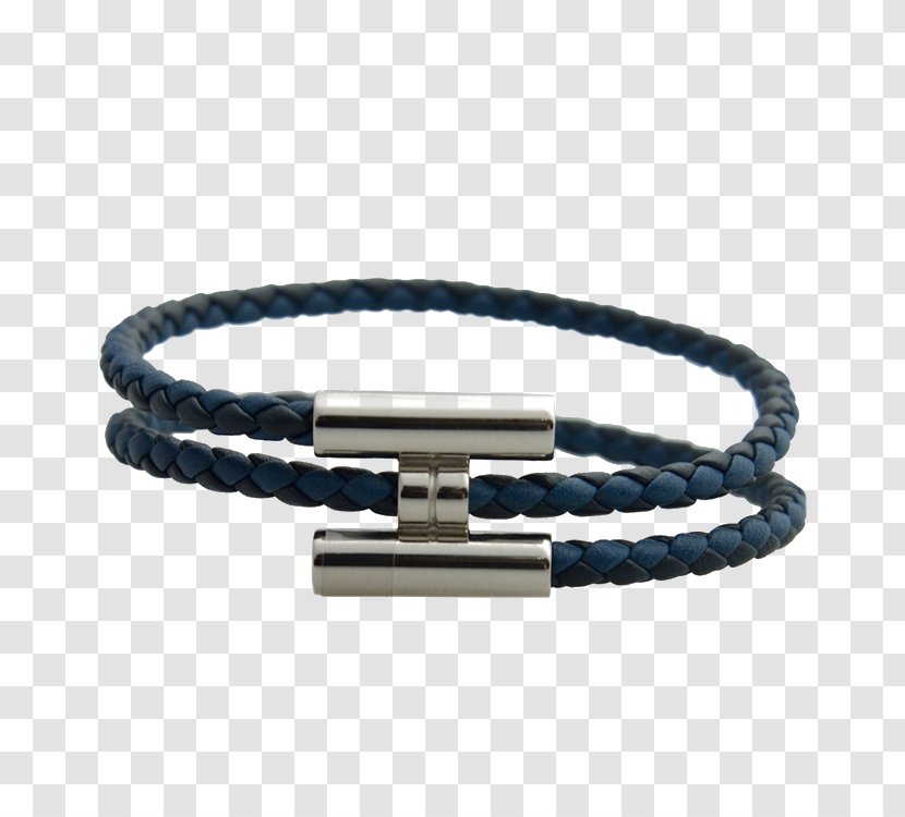 Bracelet Hermxe8s Buckle Jewellery Leather - Bangle - Blue H Strap Transparent PNG