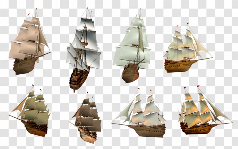 Sailing Ship Caravel Boat - Manila Galleon Transparent PNG