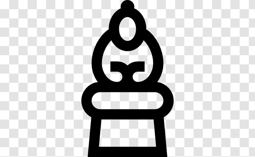 Great Buddha Of Thailand Symbol Buddhism Buddhahood - Black And White - Vector Transparent PNG