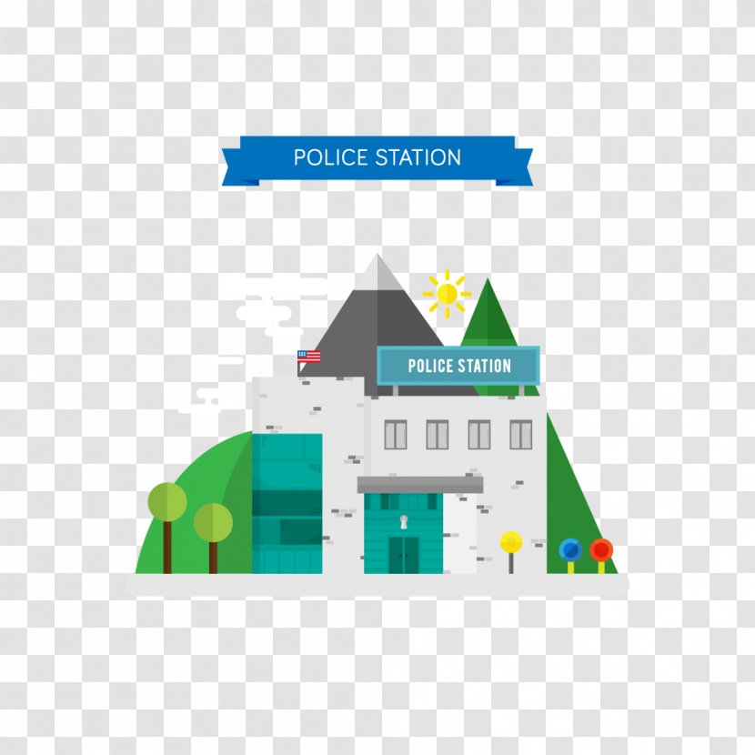 Police Station - Triangle - Vector Transparent PNG
