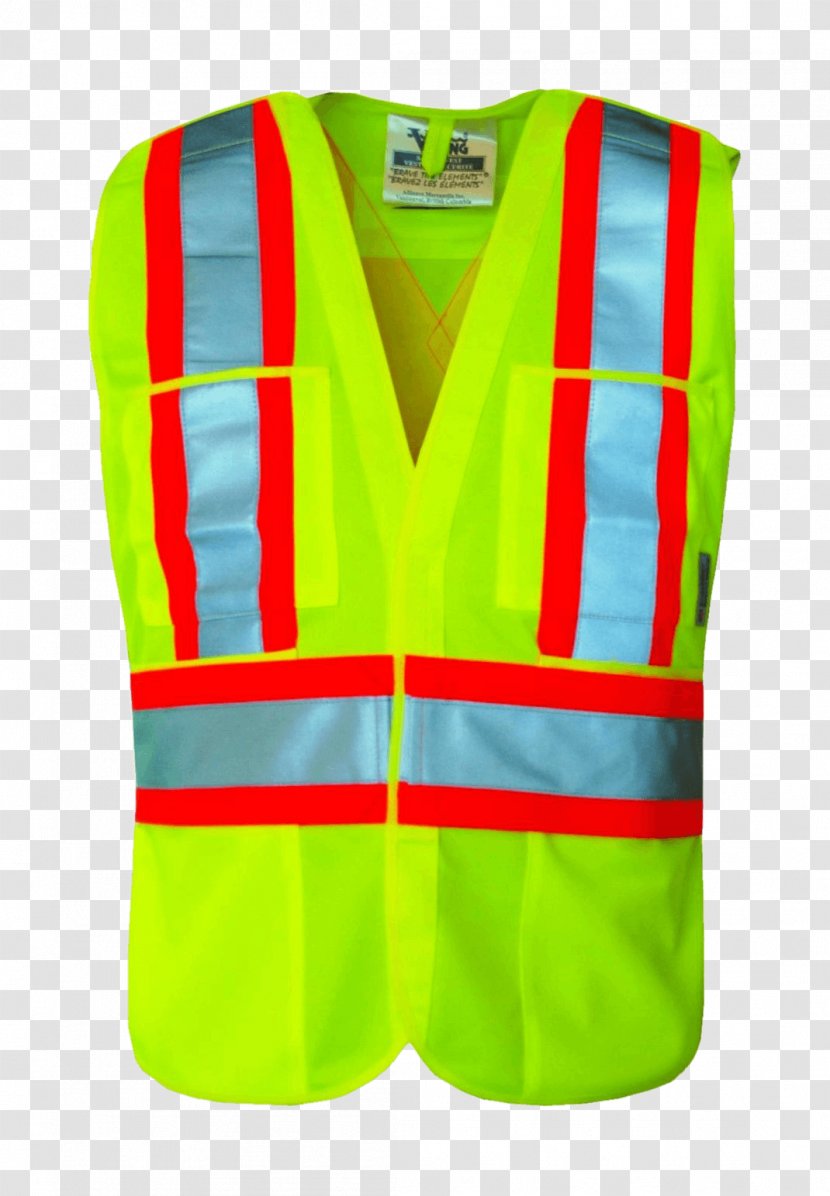 Gilets Jacket High-visibility Clothing Workwear Coat - Sleeve - Safety Vest Transparent PNG