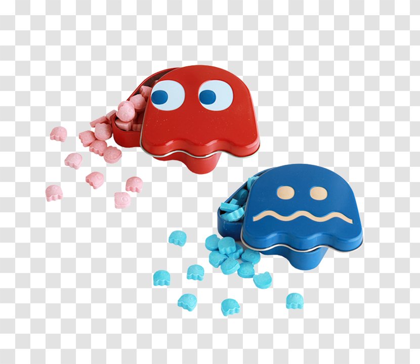 Ms. Pac-Man Baby Ghosts Candy - Pac Man Transparent PNG