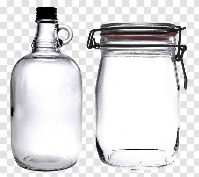 Glass Water Bottles Tableware Beer - Bottle Transparent PNG