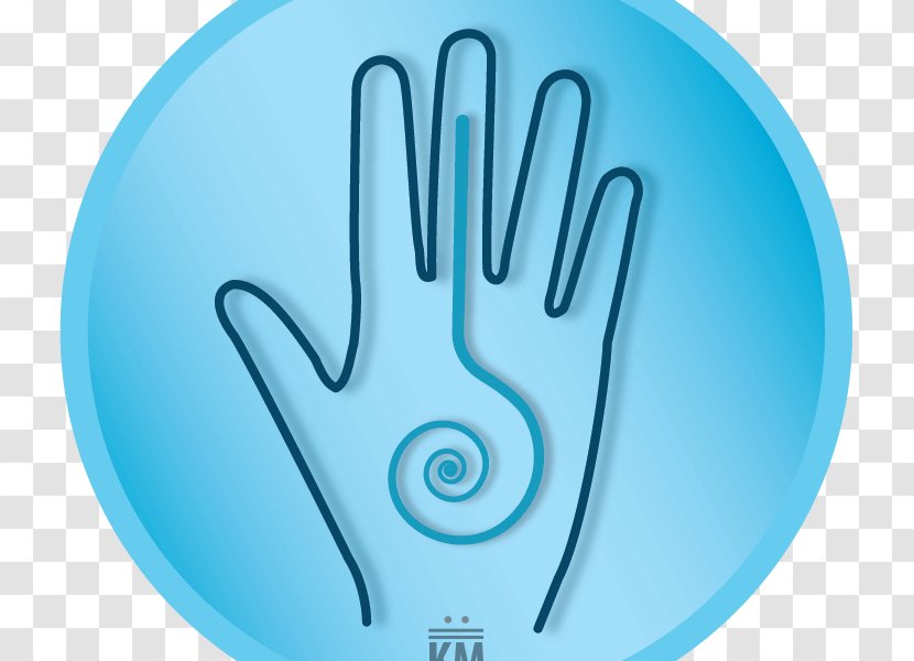 Blue Yellow Planet Thumb Hand - Ciclo Lunar Transparent PNG