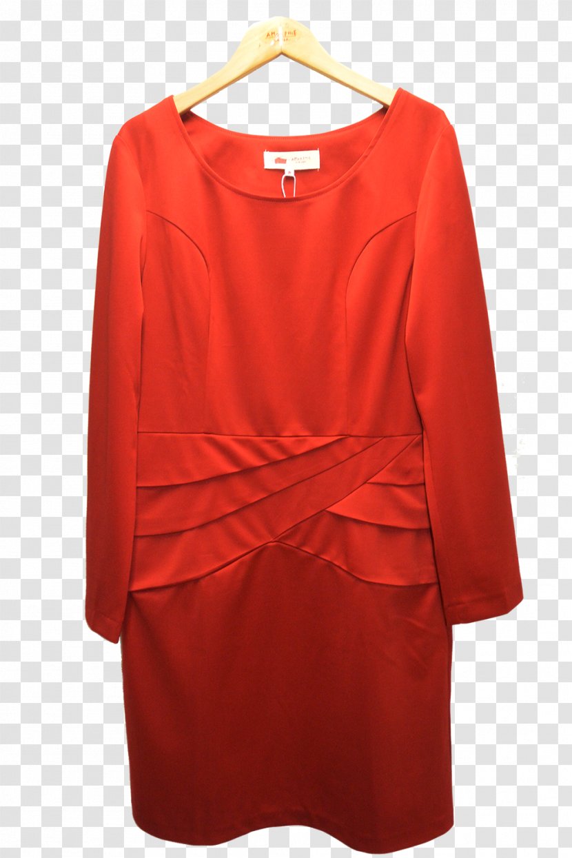 Shoulder Sleeve Dress - Peach Transparent PNG