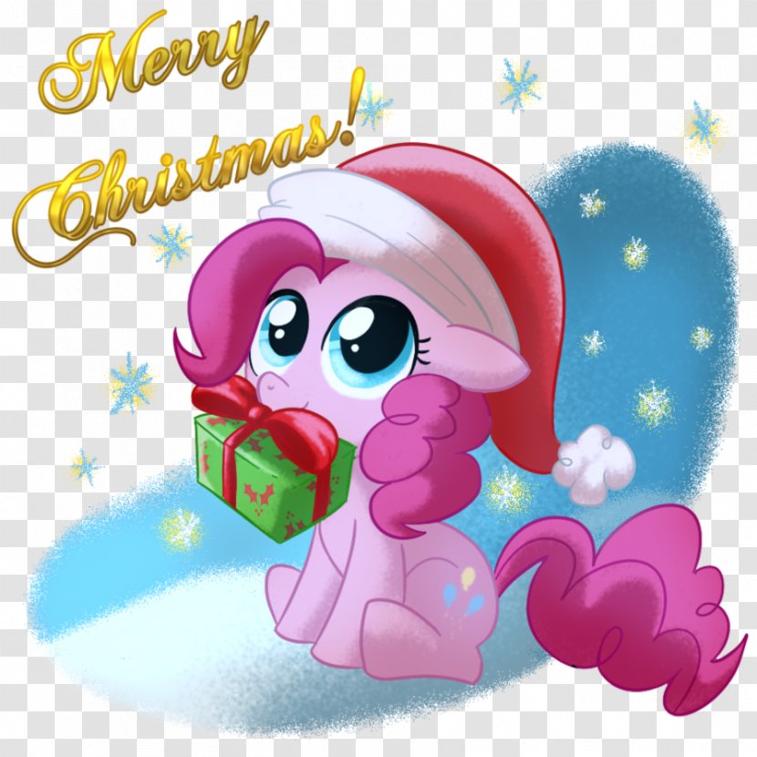 Pinkie Pie Pony Twilight Sparkle Rainbow Dash Christmas - Cartoon Transparent PNG