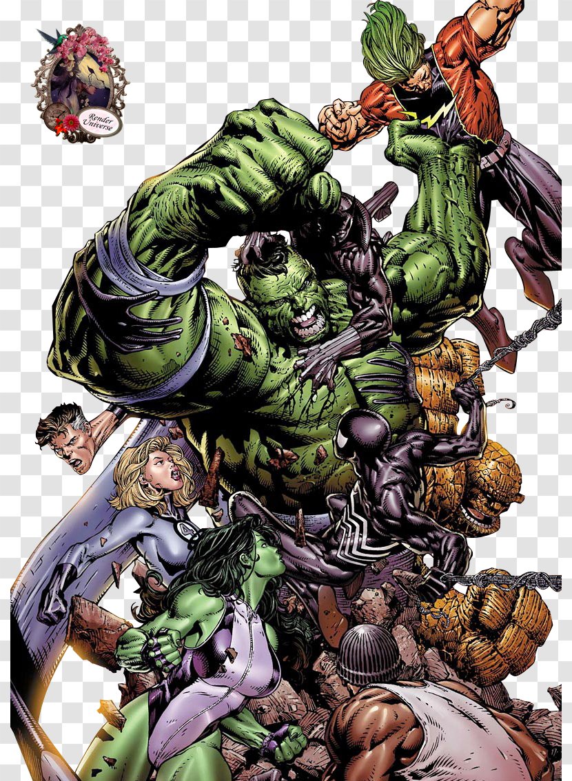 She-Hulk Spider-Man Planet Hulk Invisible Woman - Superhero Transparent PNG