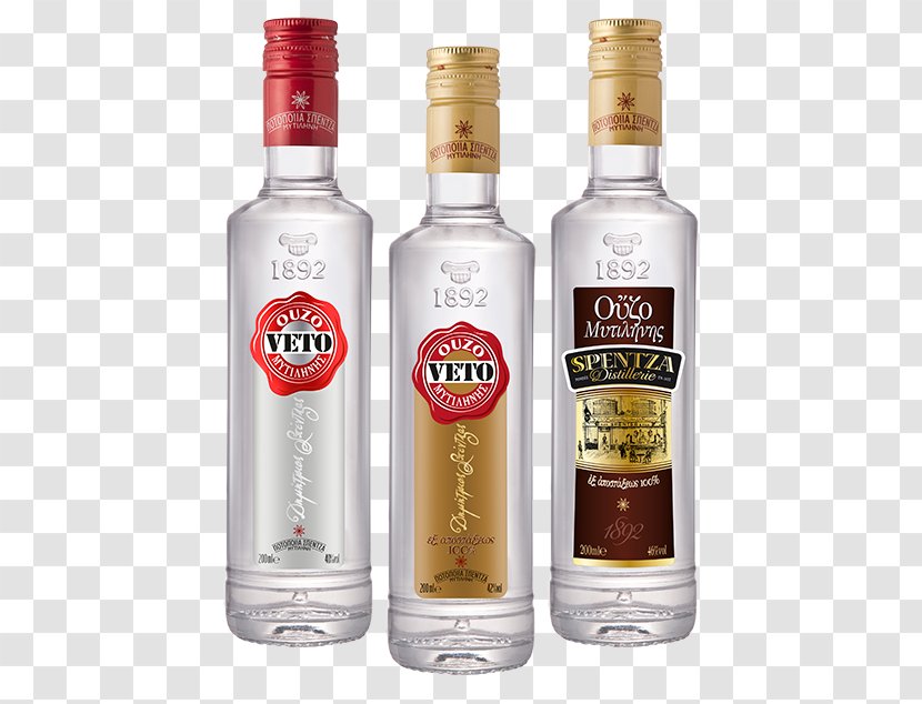 Liqueur Ouzo VETO Vodka 17th Century - Surname Transparent PNG