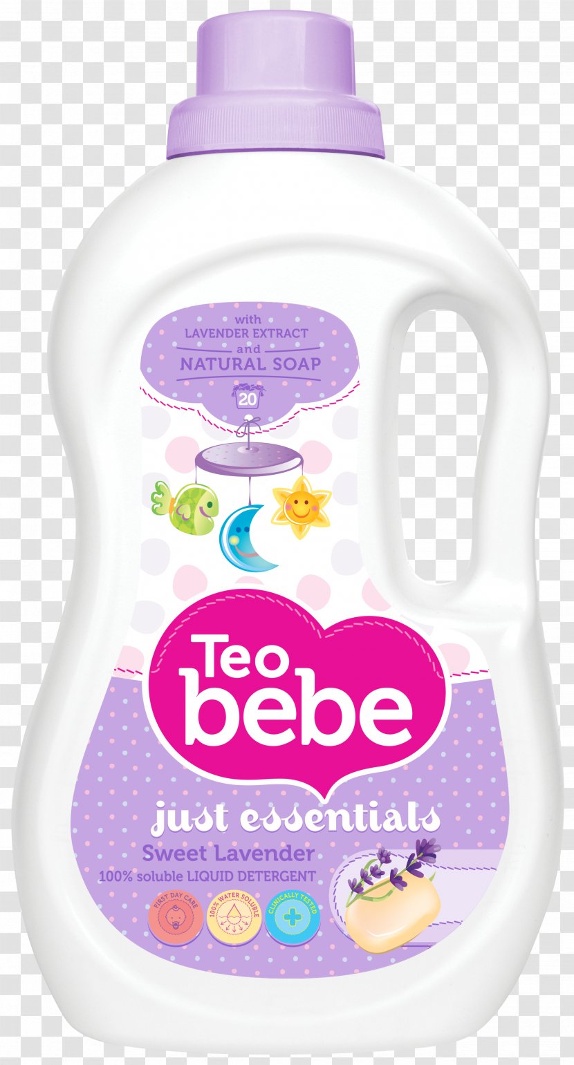 Detergent Liquid Shower Gel Aloe Vera Liter - Laundry Supply - Lavender Illustration Transparent PNG