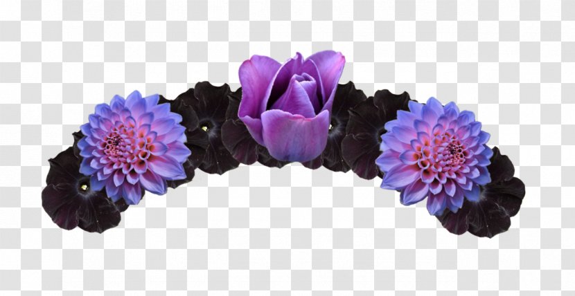 Flower Crown Headband Purple Rose - Clothing Accessories Transparent PNG