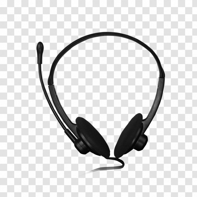 Headphones Microphone Headset Stereophonic Sound - Audio Equipment Transparent PNG