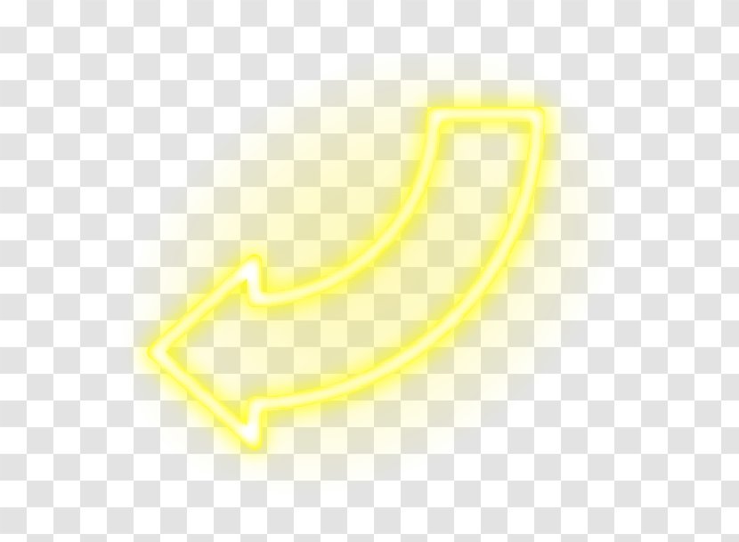 Material Pattern - Rectangle - Yellow Neon Arrow Transparent PNG