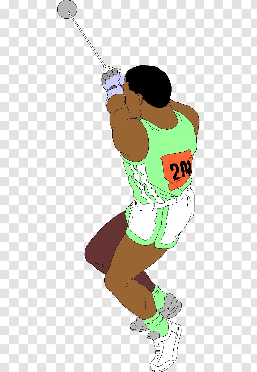 0 August Clip Art - Hammer Throw Transparent PNG