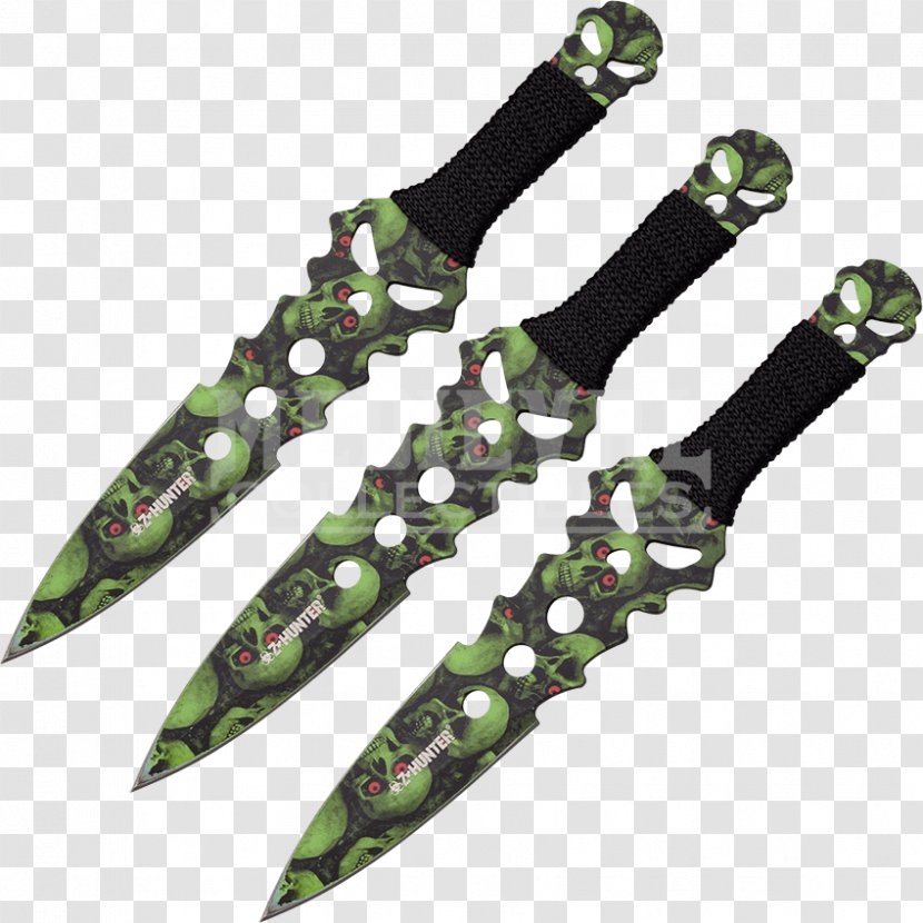 Throwing Knife Blade Hunting & Survival Knives - Serrated Transparent PNG