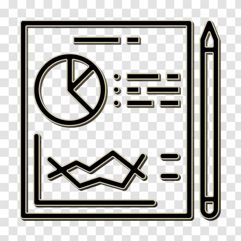 Business Icon Paper Planning - Symbol Line Art Transparent PNG