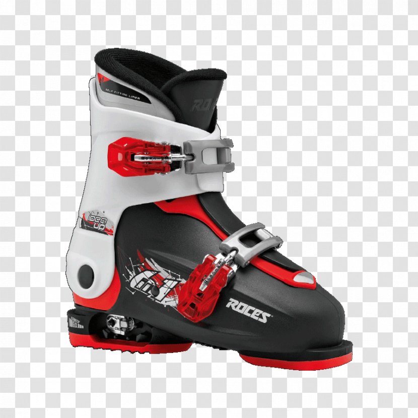Ski Boots Skiing Roces Sport Ice Skates - White - Free Buckle Material Transparent PNG