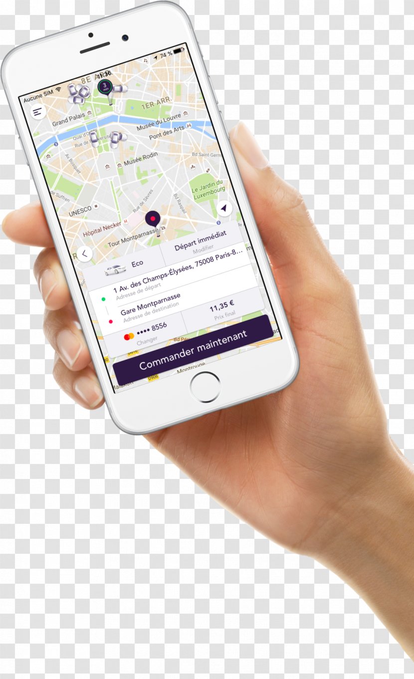Smartphone Feature Phone Uber Eats - Electronics Transparent PNG