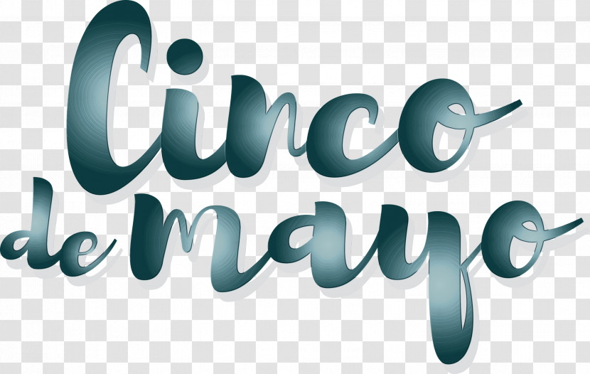 Logo Font Mexico Teal Cinco De Mayo Transparent PNG
