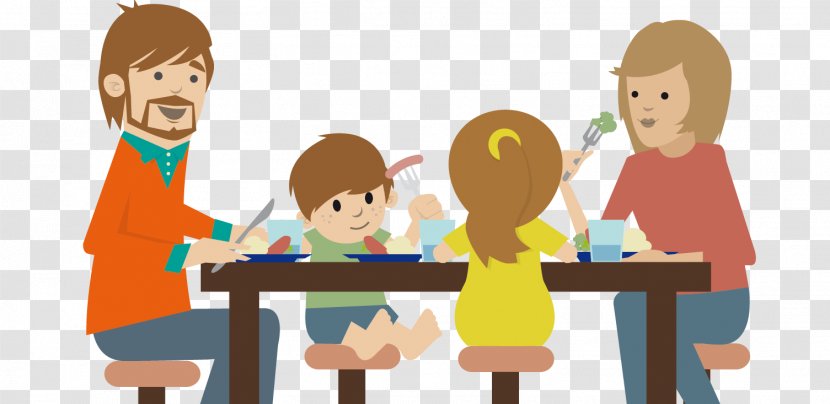 Parenting Child Family Interpersonal Relationship - Cartoon - Dinner Transparent PNG