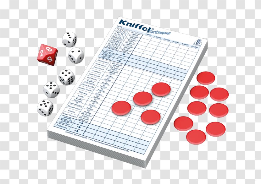 Yahtzee Board Game Schmidt Spiele Kniffel Extreme - Adventure - Dice Transparent PNG