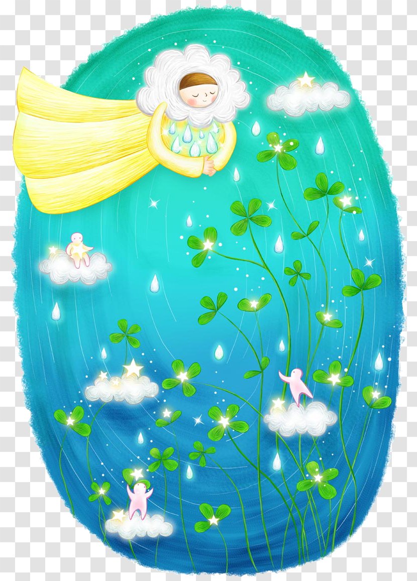 Cartoon Drawing - Sky - Fantasy Clover Transparent PNG