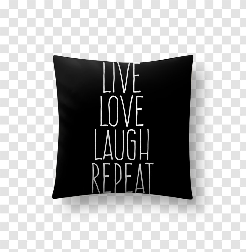T-shirt Spreadshirt Throw Pillows Cushion Brand - United States - Live Laugh Love Transparent PNG