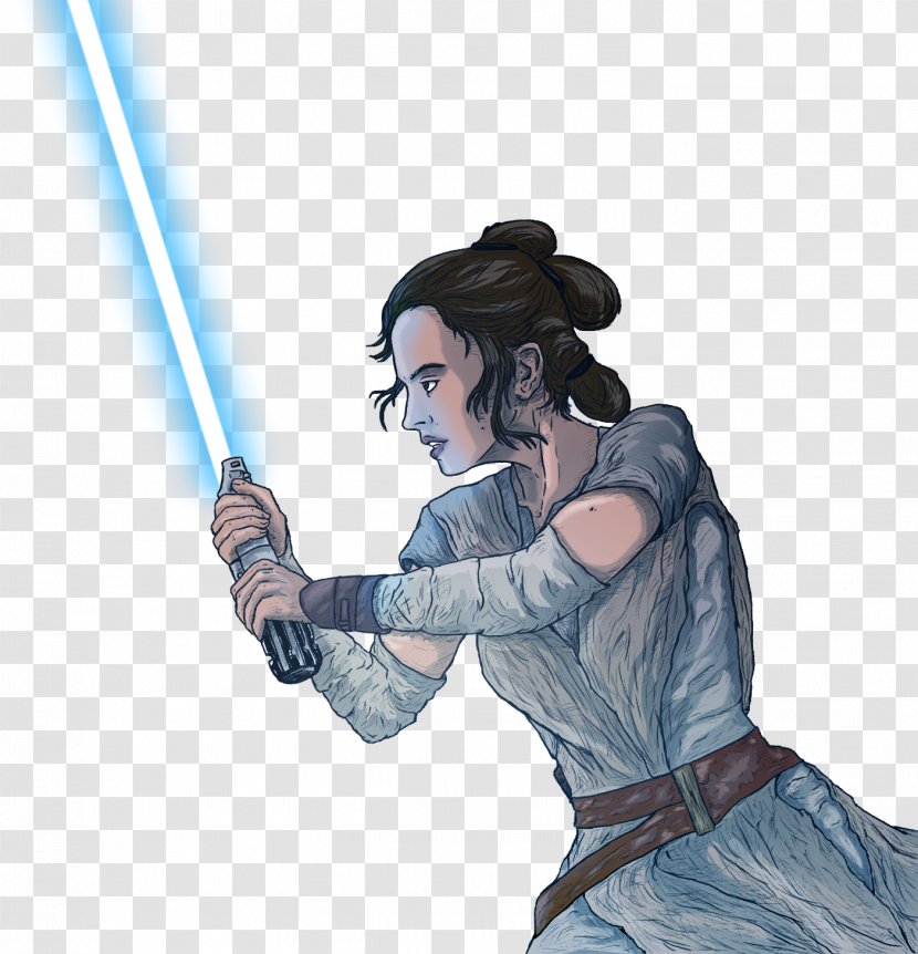 Rey Poe Dameron Luke Skywalker BB-8 Lightsaber - Star Wars Episode Vii Transparent PNG