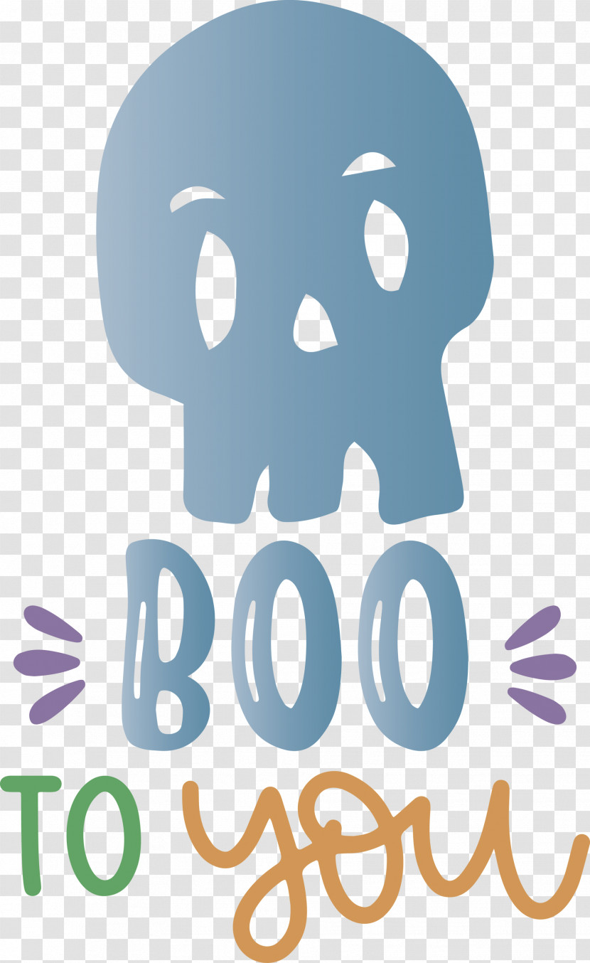 Boo Happy Halloween Transparent PNG