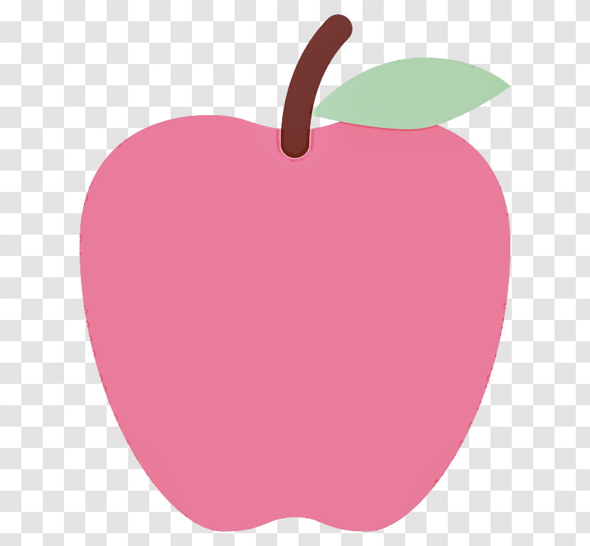 Fruit Apple Pink Plant Mcintosh Transparent PNG