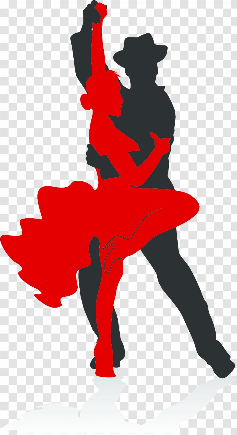 Ballroom Dance Tango Silhouette - Foxtrot Transparent PNG