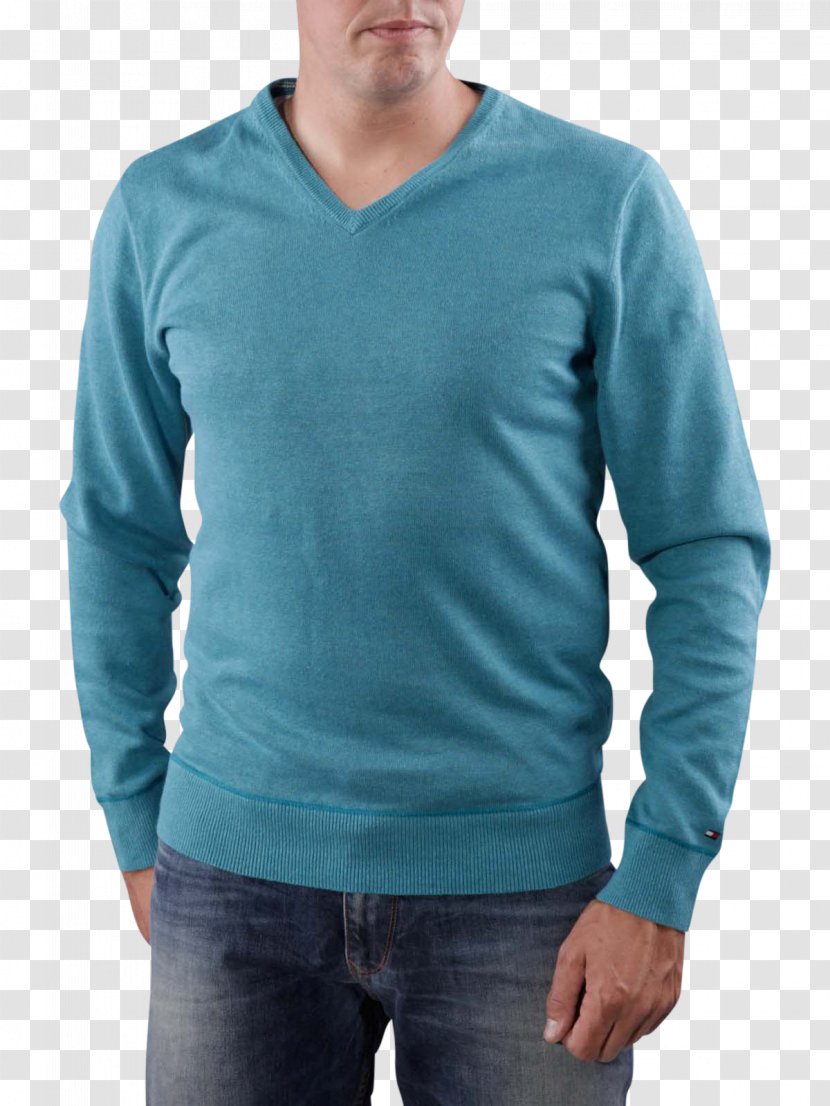 Sleeve T-shirt Sweater Jeans Bluza - Polar Fleece Transparent PNG