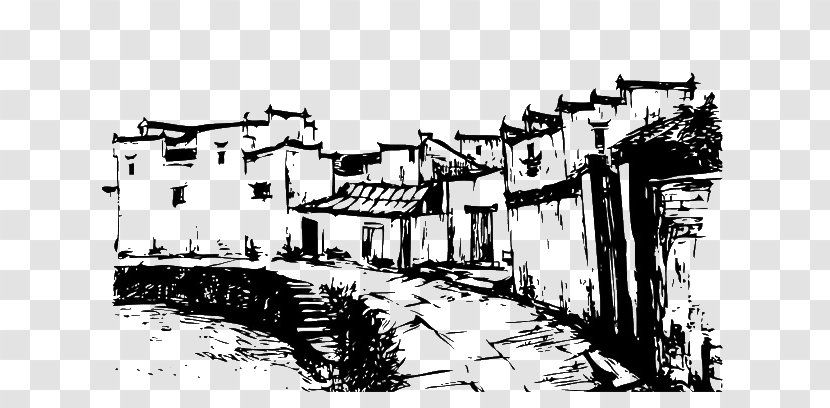 Drawing Painting Sketch - Artwork - House Transparent PNG